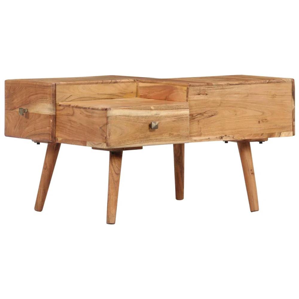 Coffee Table 70x60x42 cm vidaXL Solid Acacia Wood by vidaXL
