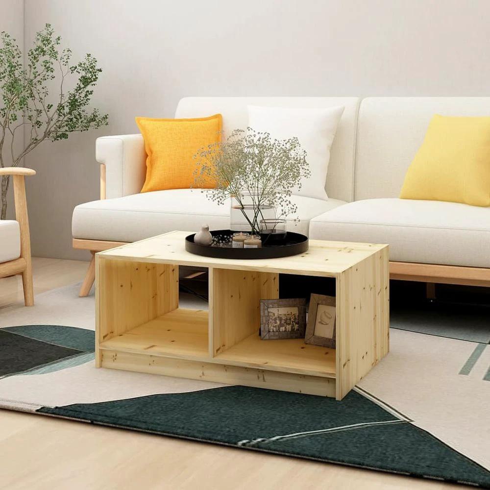 vidaXL Coffee Table 75x50x33.5 cm vidaXL Solid Firwood - Coffee Tables Coffee Table