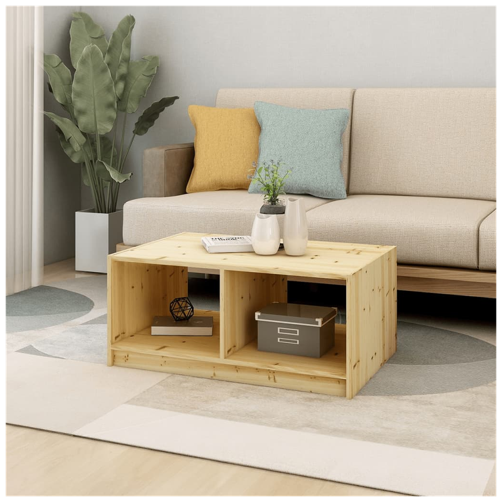 vidaXL Coffee Table 75x50x33.5 cm vidaXL Solid Firwood - Coffee Tables Coffee Table