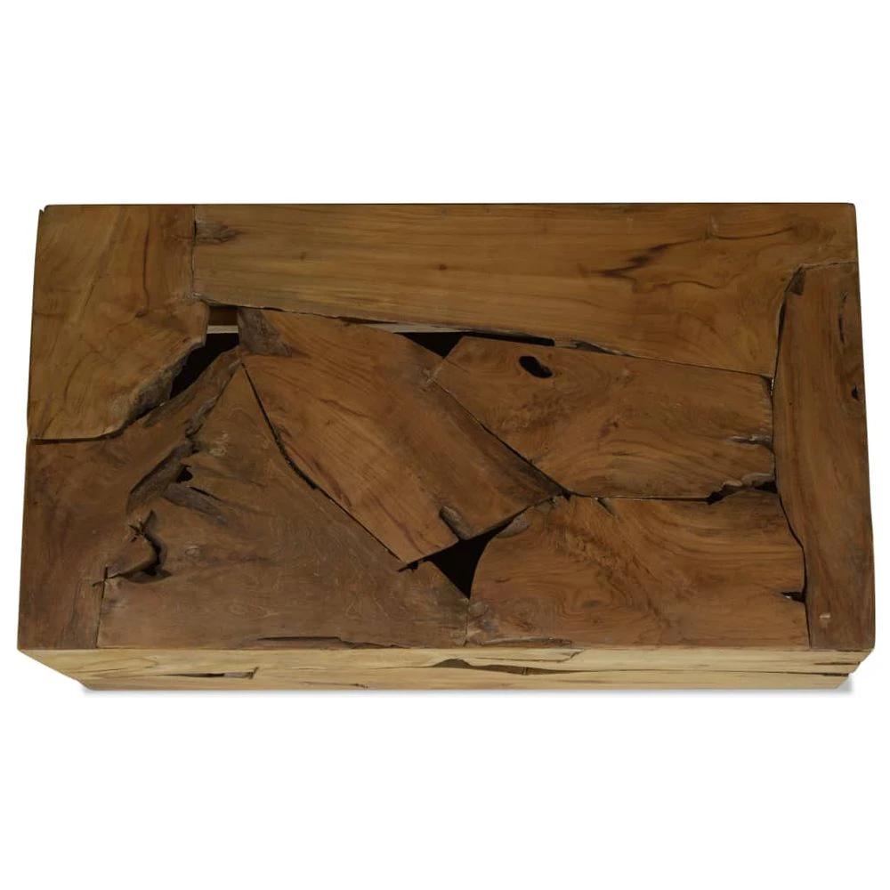 Coffee Table 90x50x30 cm vidaXL Genuine Teak Brown by vidaXL