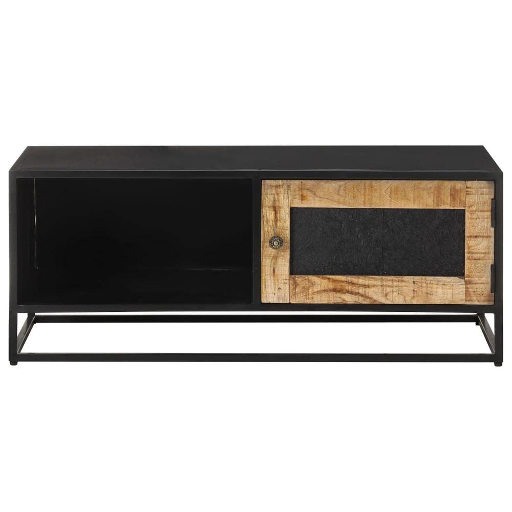 Coffee Table 90x50x35 cm vidaXL Rough Mango Wood by vidaXL
