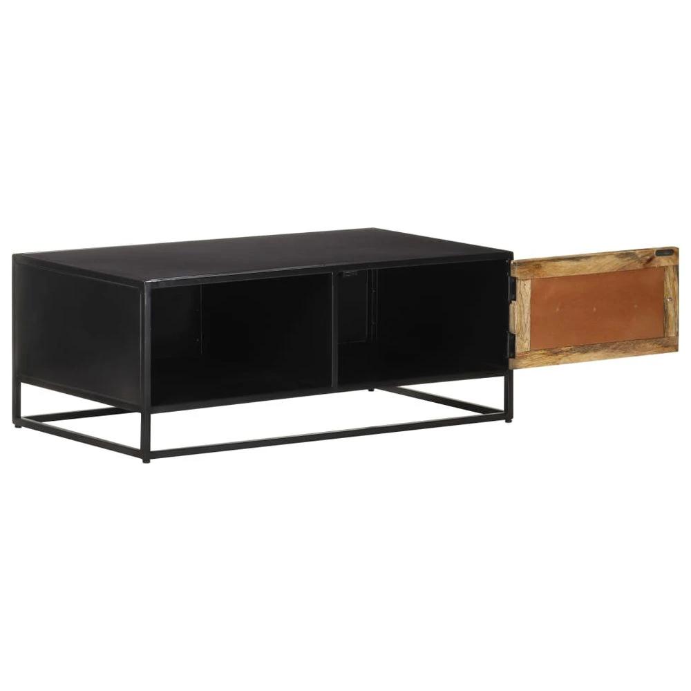Coffee Table 90x50x35 cm vidaXL Rough Mango Wood by vidaXL