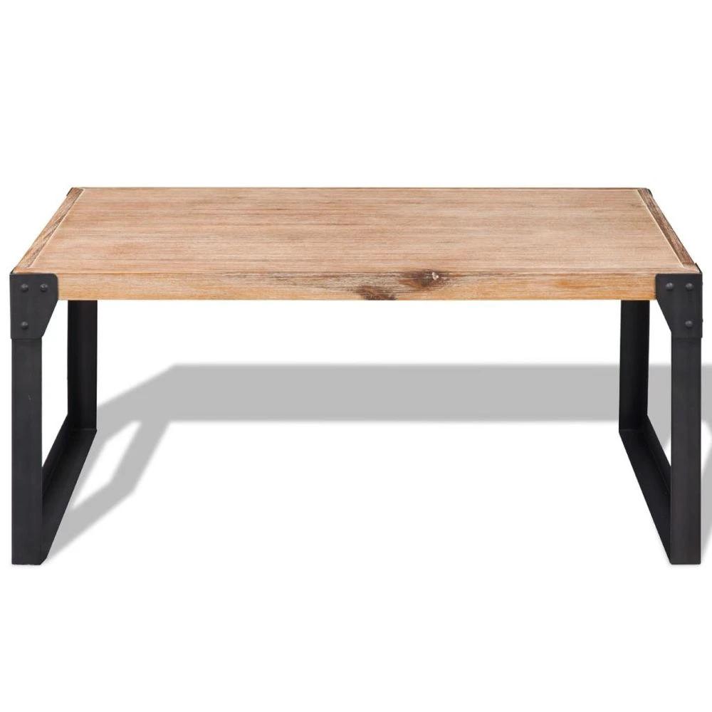 vidaXL Coffee Table Solid Acacia Wood vidaXL 100x60x45 cm - Coffee Tables Coffee Table