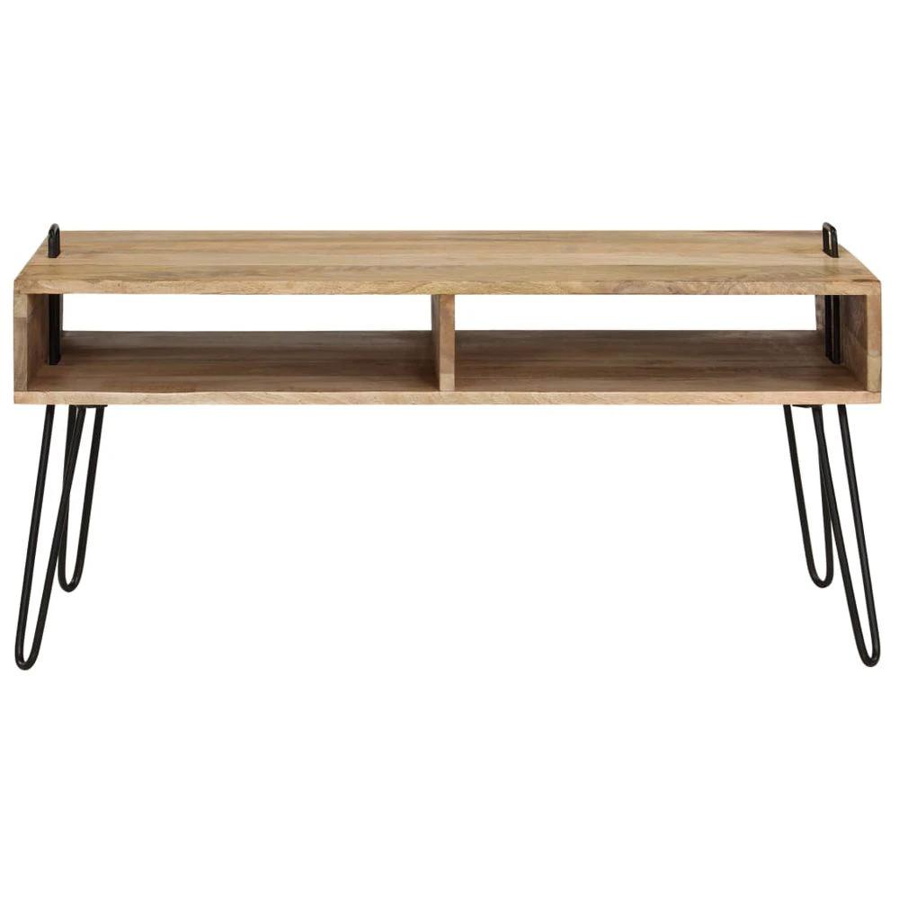 vidaXL Coffee Table Solid Mango Wood vidaXL 100x60x45 cm - Coffee Tables Coffee Table