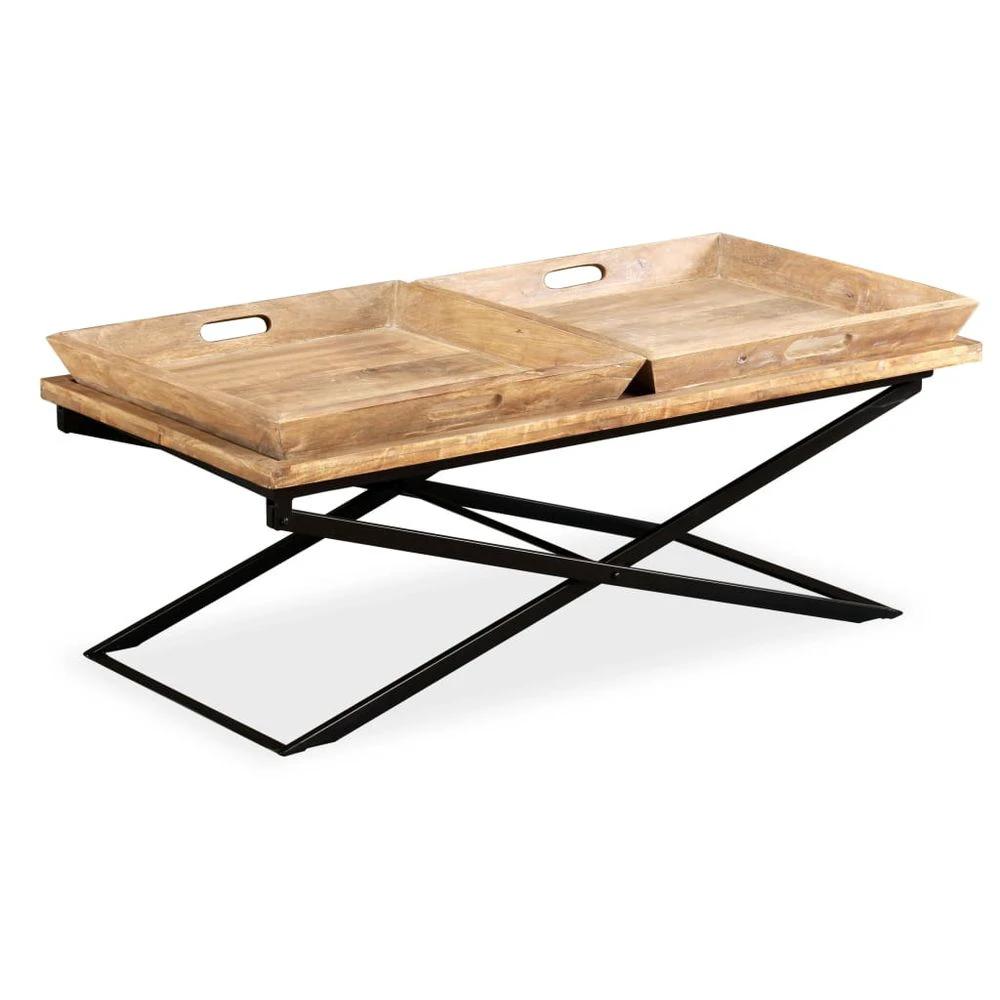 vidaXL Coffee Table Solid Mango Wood vidaXL 110x55x42 cm - Coffee Tables Coffee Table