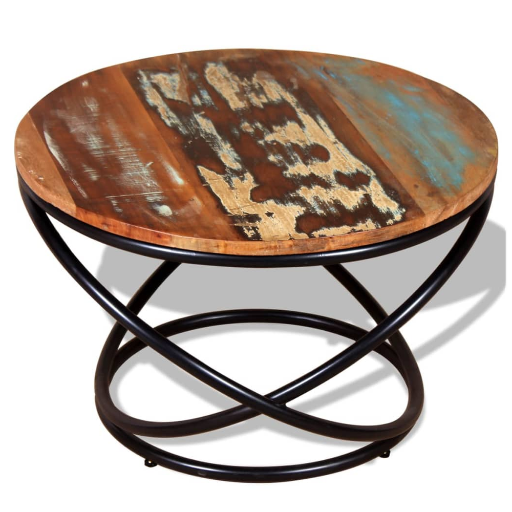Coffee Table Solid Reclaimed Wood vidaXL 60x60x40 cm by vidaXL