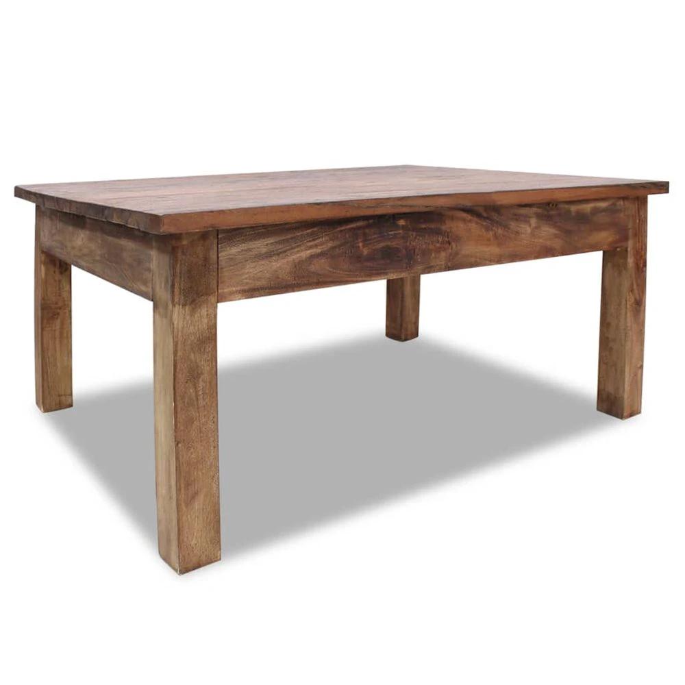 Coffee Table Solid Reclaimed Wood vidaXL 98x73x45 cm by vidaXL