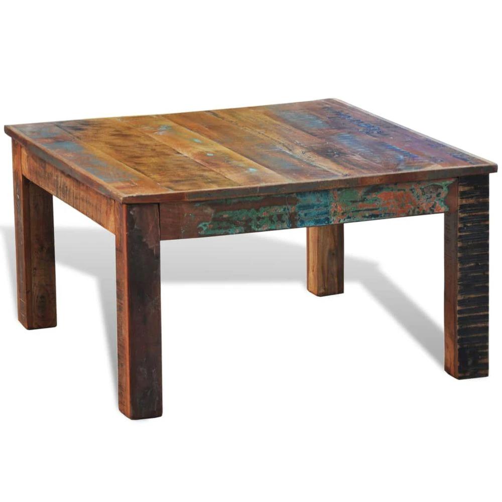 vidaXL Coffee Table Square Reclaimed Wood vidaXL - Coffee Tables Coffee Table