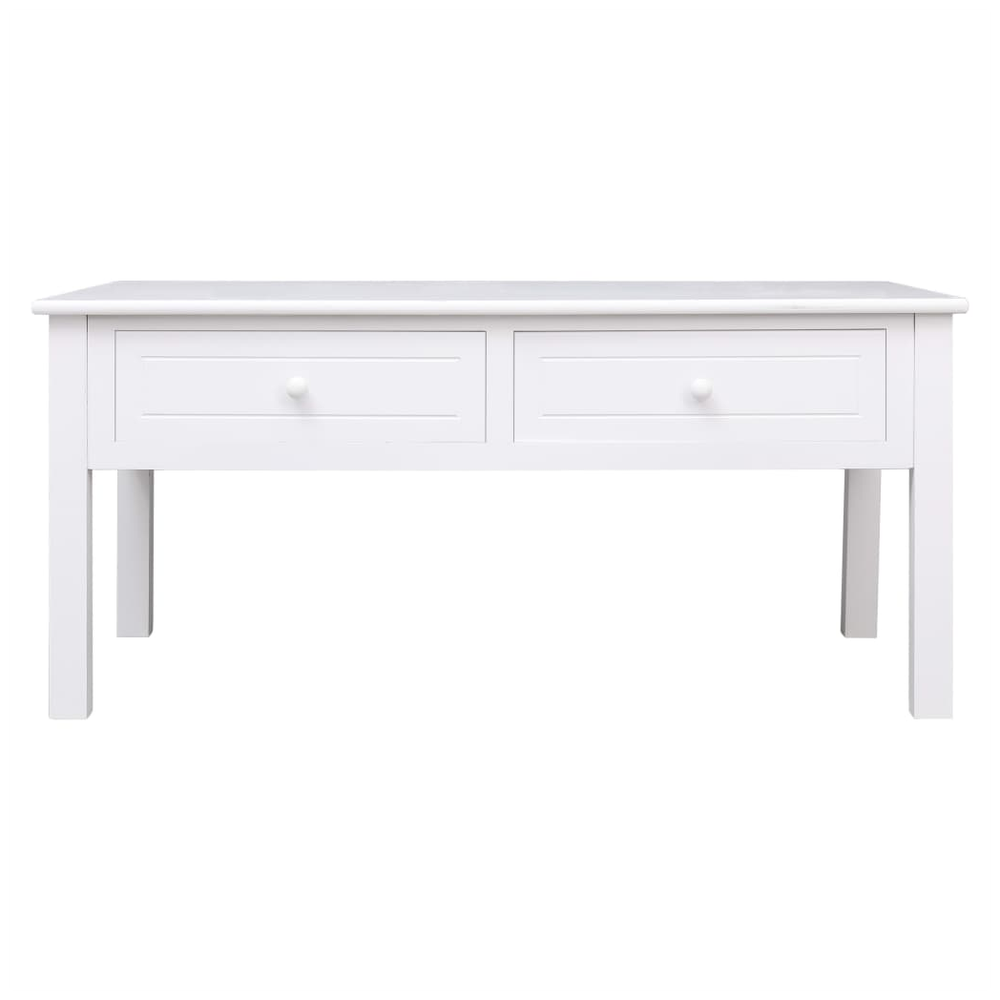 vidaXL Coffee Table White 100x50x45 cm Wood vidaXL - Coffee Tables Coffee Table