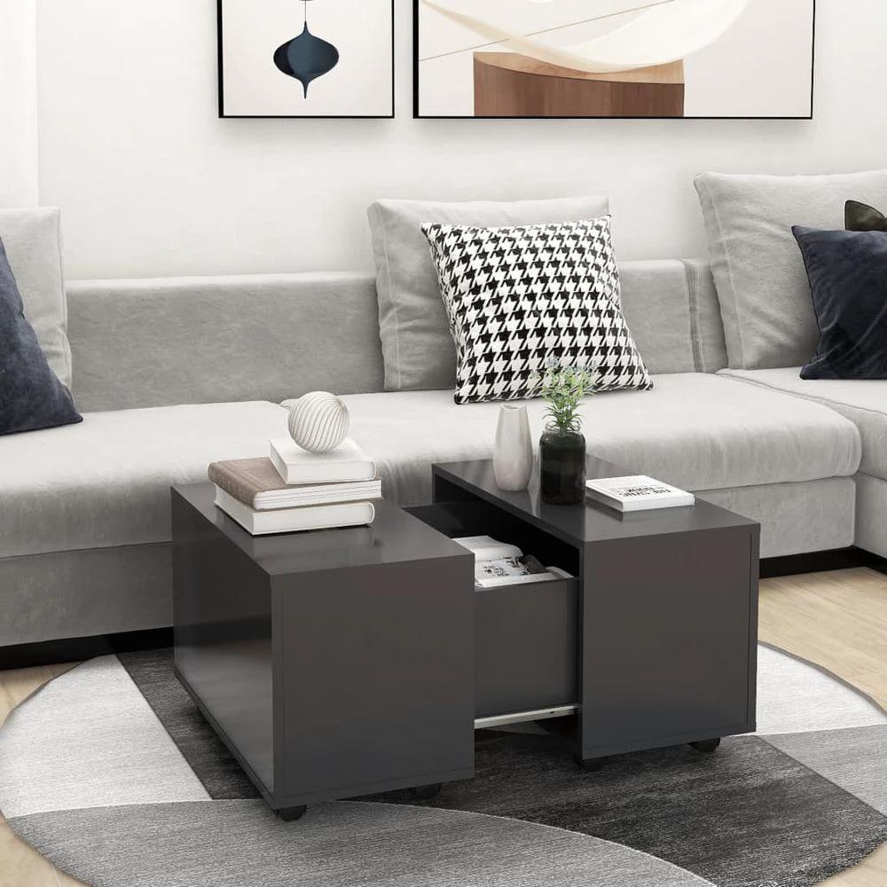 vidaXL Coffee Table White 60x60x38 cm vidaXL Engineered Wood - Coffee Tables Coffee Table