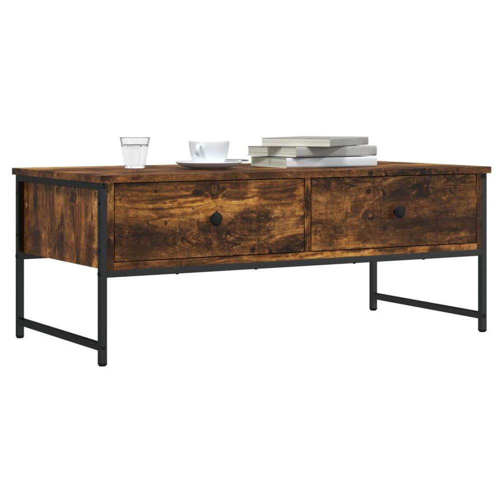vidaXL Coffee Table Black 101x49x39.5 cm vidaXL Engineered Wood - Coffee Tables Coffee Table