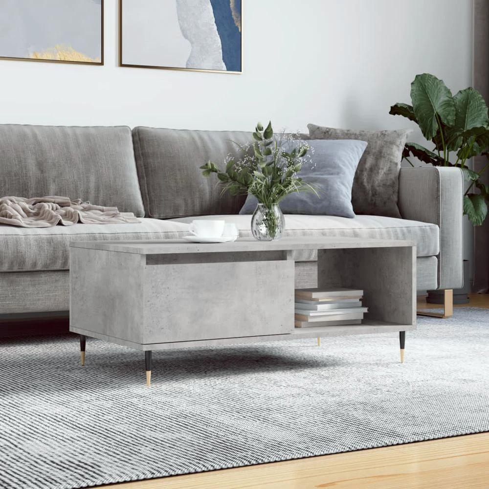 vidaXL Coffee Table White 90x50x36.5 cm vidaXL - Engineered Wood - Coffee Tables Coffee Table