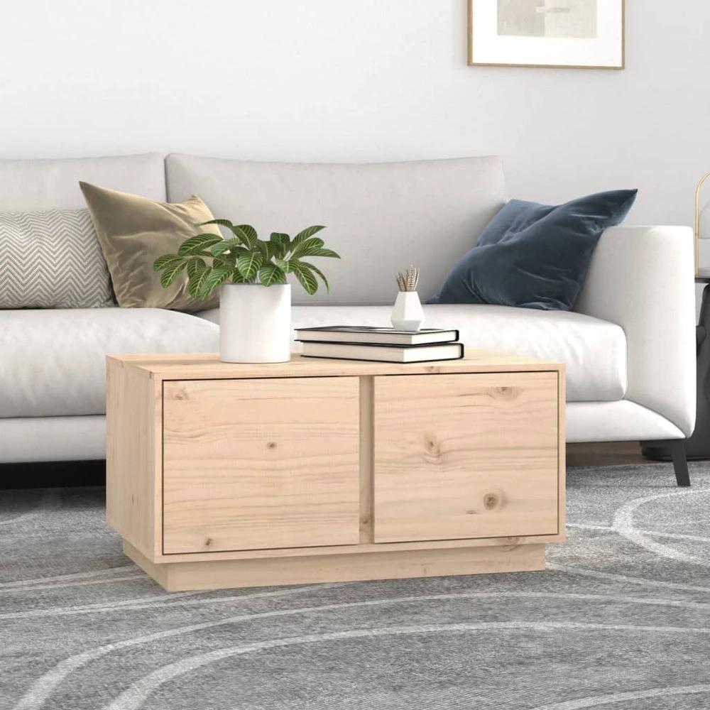 vidaXL Coffee Table 80x50x40 cm vidaXL Solid Wood Pine - Coffee Tables Coffee Table