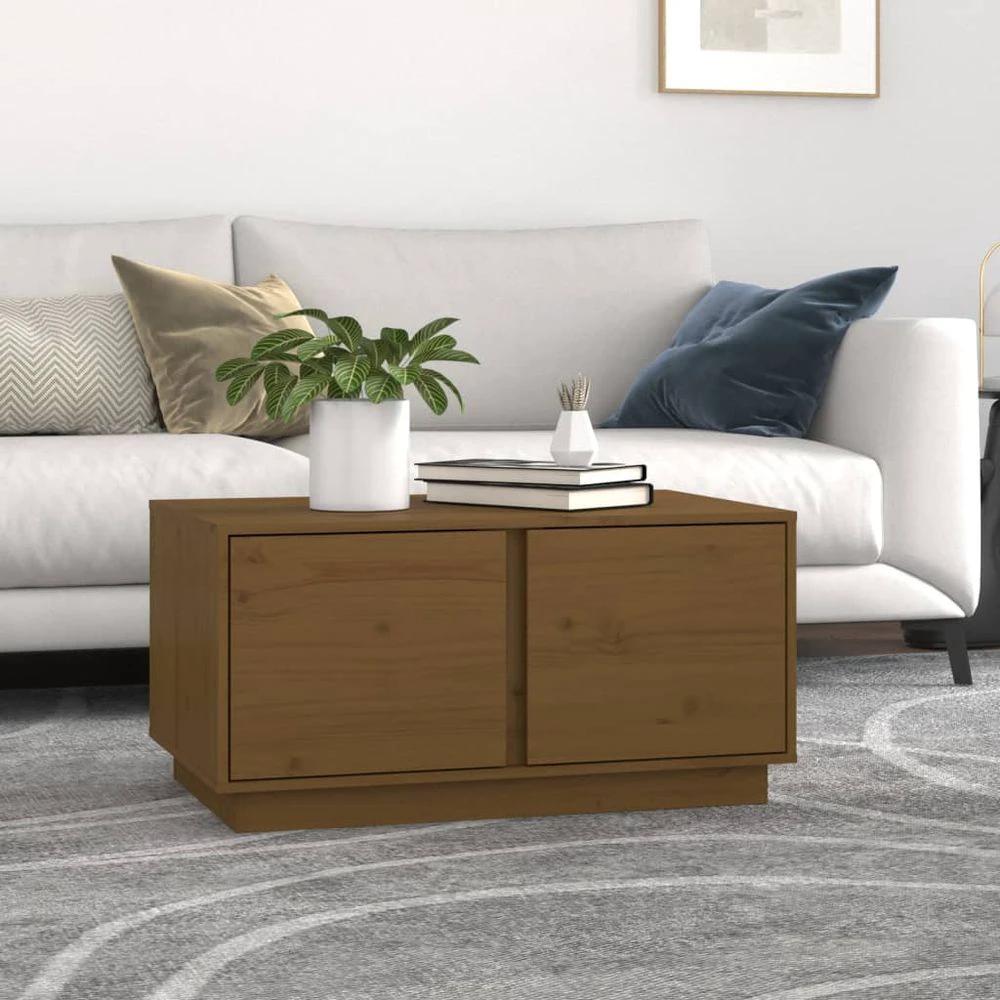 vidaXL Coffee Table 80x50x40 cm vidaXL Solid Wood Pine - Coffee Tables Coffee Table