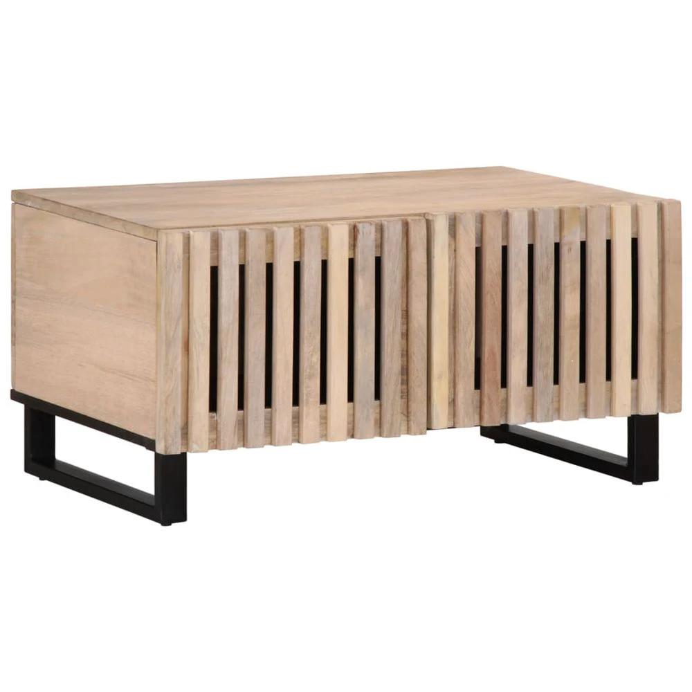 vidaXL Coffee Table 80x51x40 cm vidaXL Solid Wood Rough Mango - Coffee Tables Coffee Table