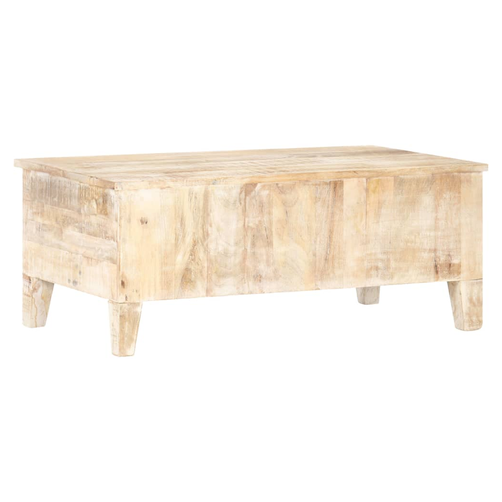 vidaXL Coffee Table 100x55x40 cm vidaXL Rough Acacia Wood - Coffee Tables Coffee Table