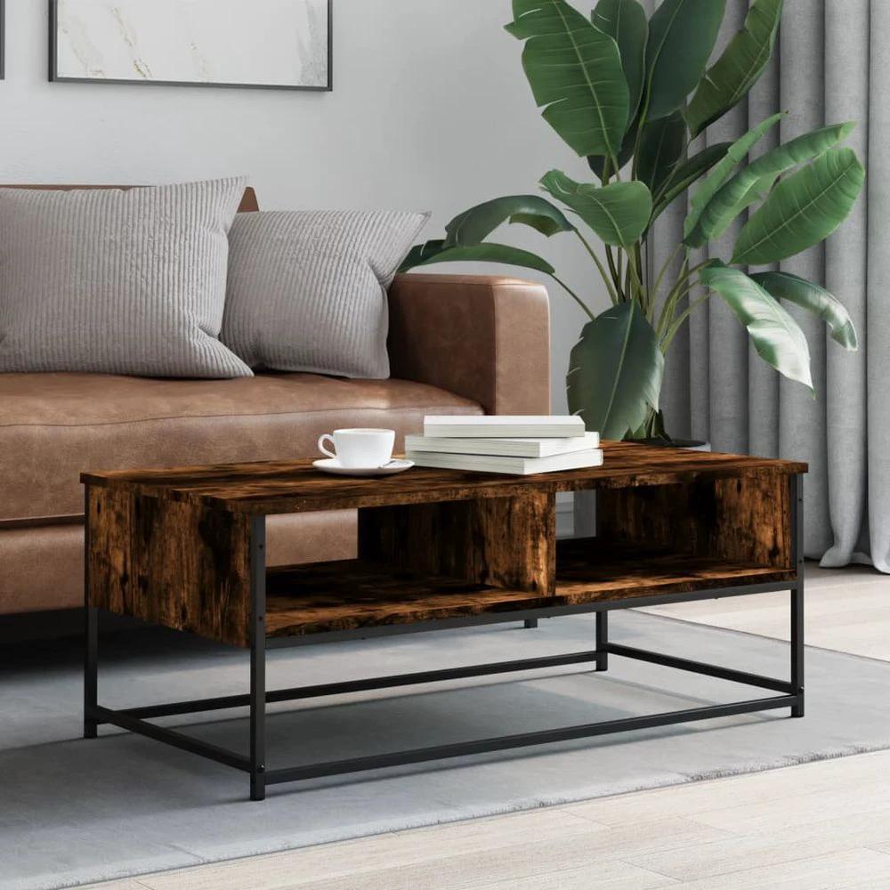Coffee Table Black 100x51x40 cm vidaXL Engineered Wood by vidaXL