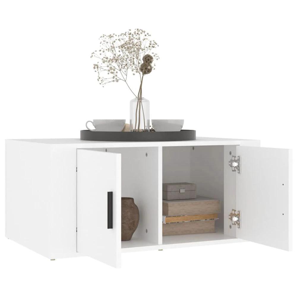 vidaXL Coffee Table White 80x50x36 cm vidaXL Engineered Wood - Coffee Tables Coffee Table
