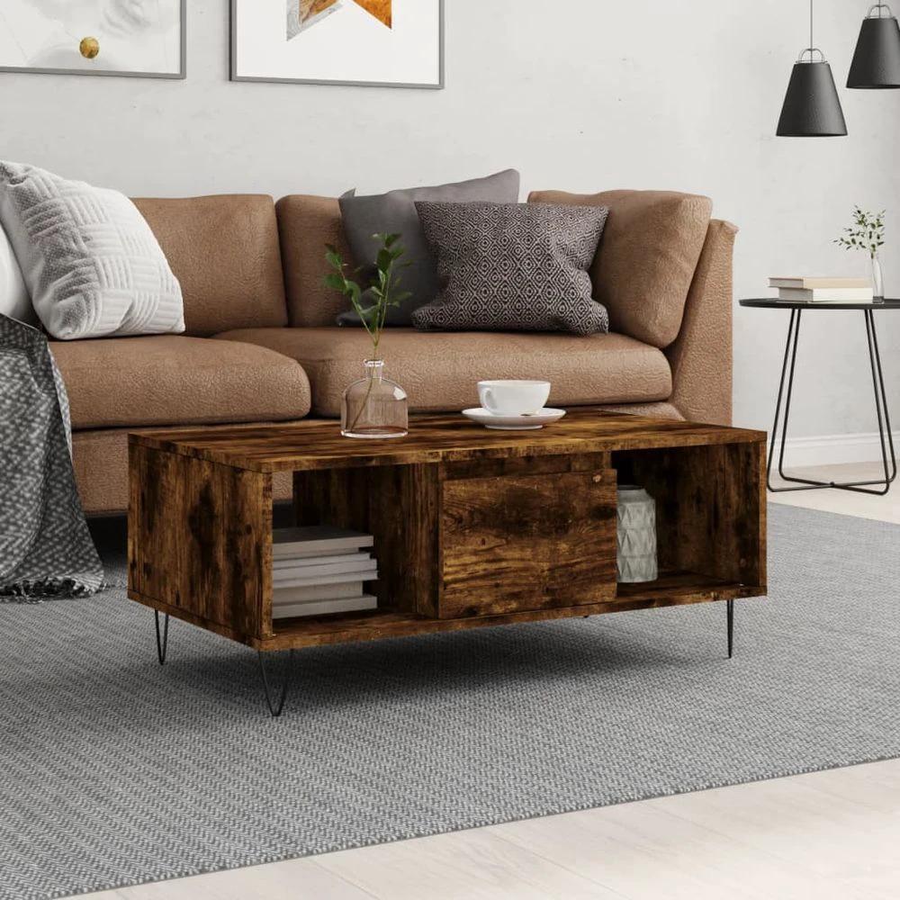 vidaXL White Coffee Table White 90x50x36.5 cm vidaXL Engineered Wood - Coffee Tables Coffee Table