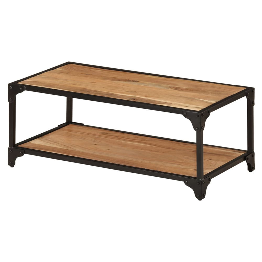 Coffee Table 90x45x35 cm vidaXL Solid Acacia Wood by vidaXL