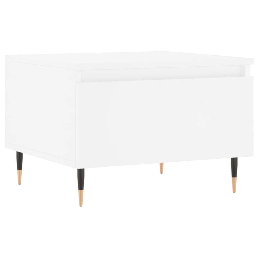 Coffee Table White 50x46x35 cm vidaXL Engineered Wood by vidaXL