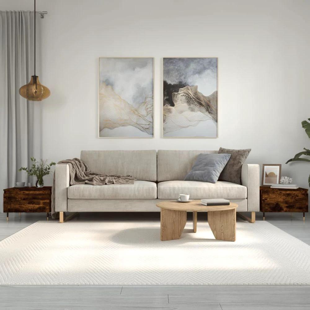 vidaXL Coffee Table White 50x46x35 cm vidaXL Engineered Wood - Coffee Tables Coffee Table