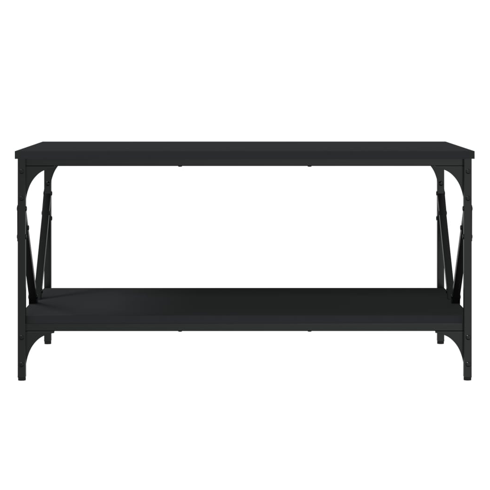 vidaXL Coffee Table Black 90x50x45 cm vidaXL Engineered Wood - Coffee Tables Coffee Table