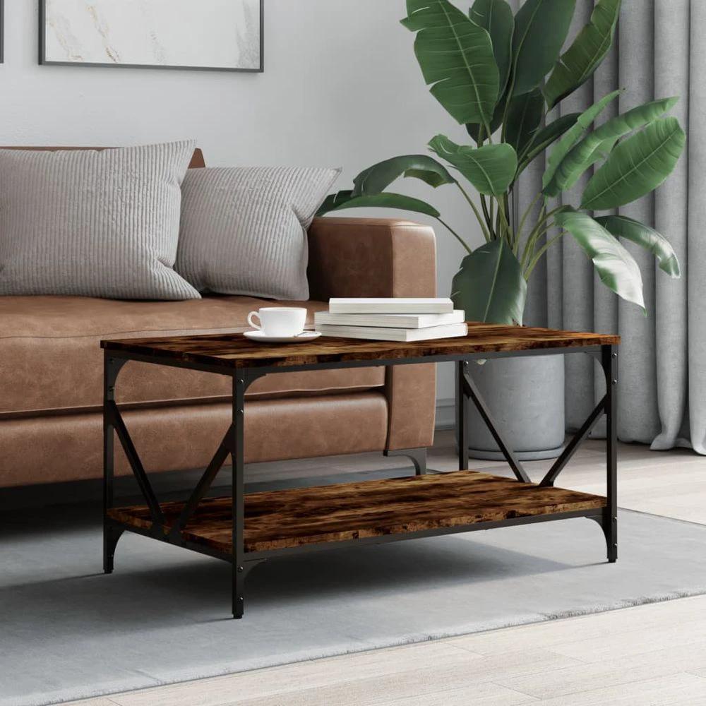 vidaXL Coffee Table Black 90x50x45 cm vidaXL Engineered Wood - Coffee Tables Coffee Table