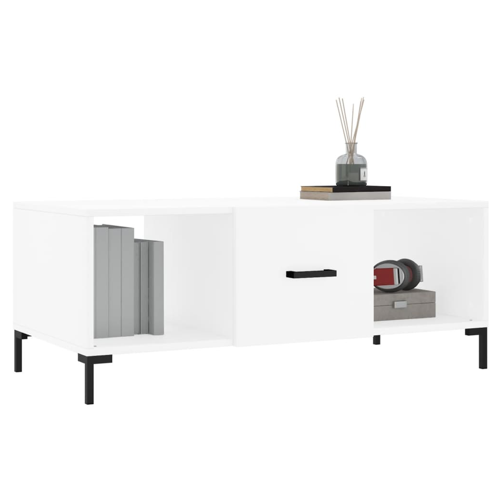 Coffee Table White 102x50x40 cm vidaXL Engineered Wood by vidaXL