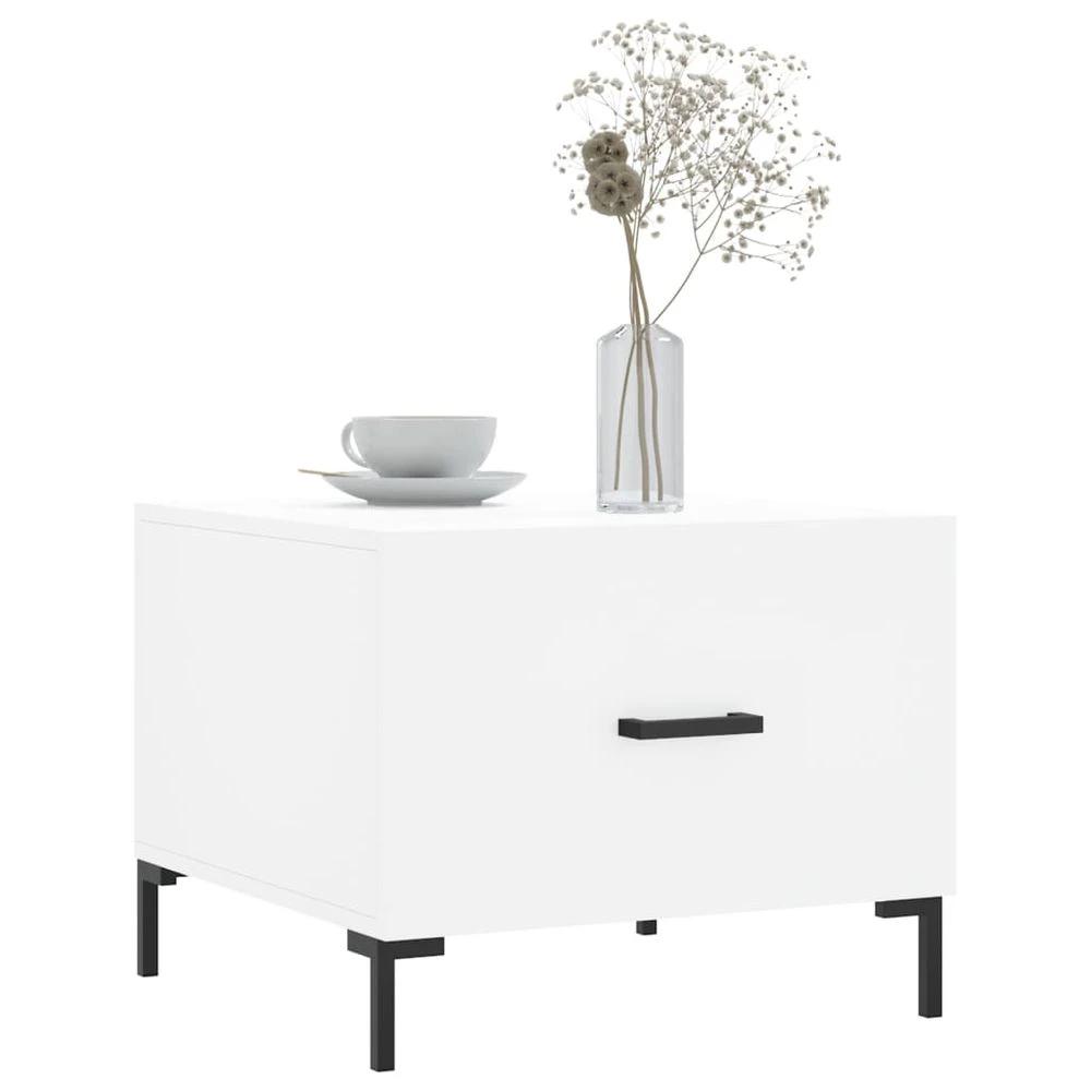 vidaXL Coffee Table White 50x50x40 cm vidaXL Engineered Wood - Coffee Tables Coffee Table