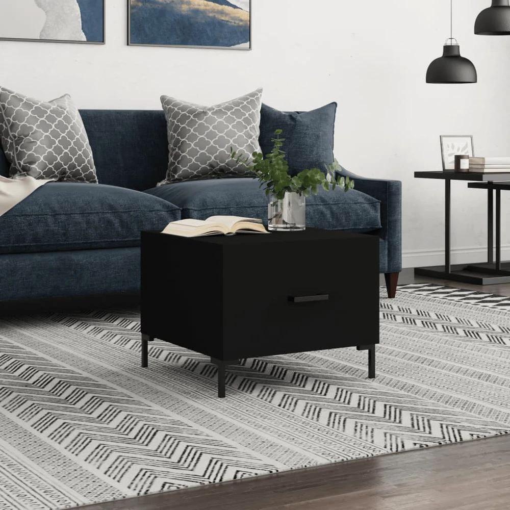 vidaXL Coffee Table White 50x50x40 cm vidaXL Engineered Wood - Coffee Tables Coffee Table