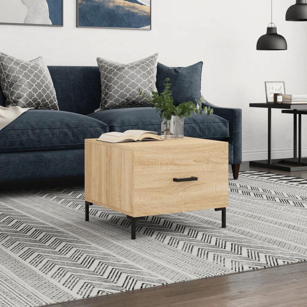vidaXL Coffee Table White 50x50x40 cm vidaXL Engineered Wood - Coffee Tables Coffee Table