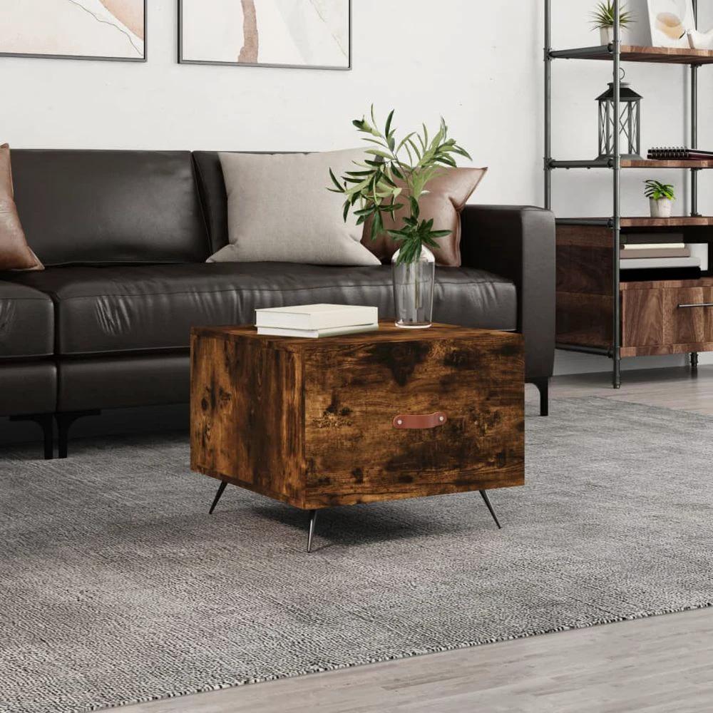 vidaXL Coffee Table White 50x50x40 cm vidaXL Engineered Wood - Coffee Tables Coffee Table