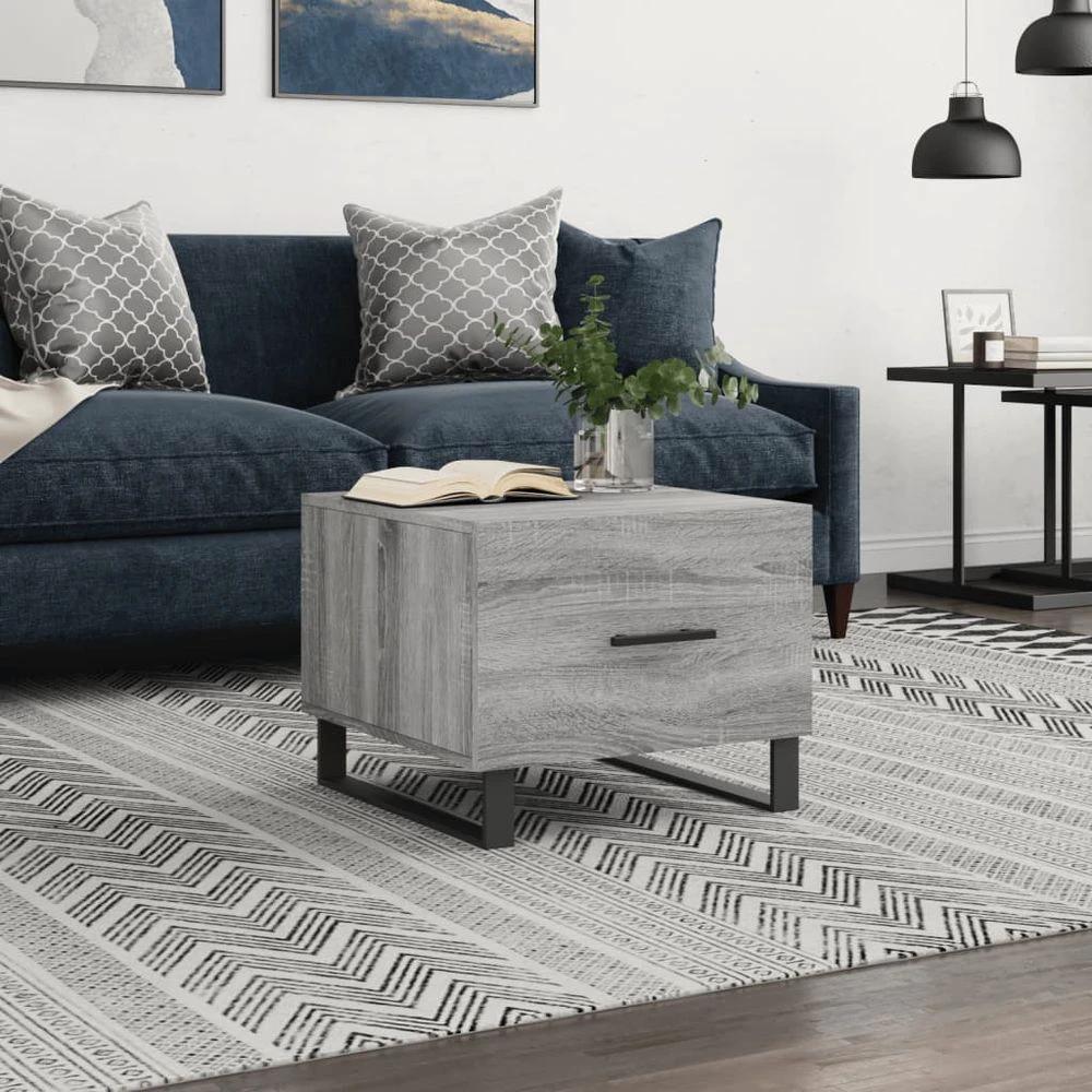 vidaXL Coffee Table White 50x50x40 cm vidaXL Engineered Wood - Coffee Tables Coffee Table