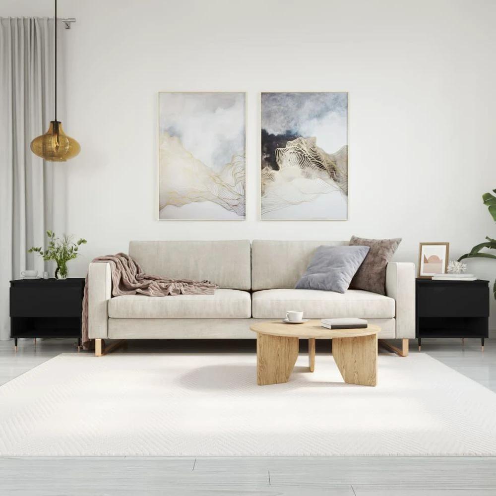 Coffee Table White 50x46x50 cm vidaXL Engineered Wood by vidaXL