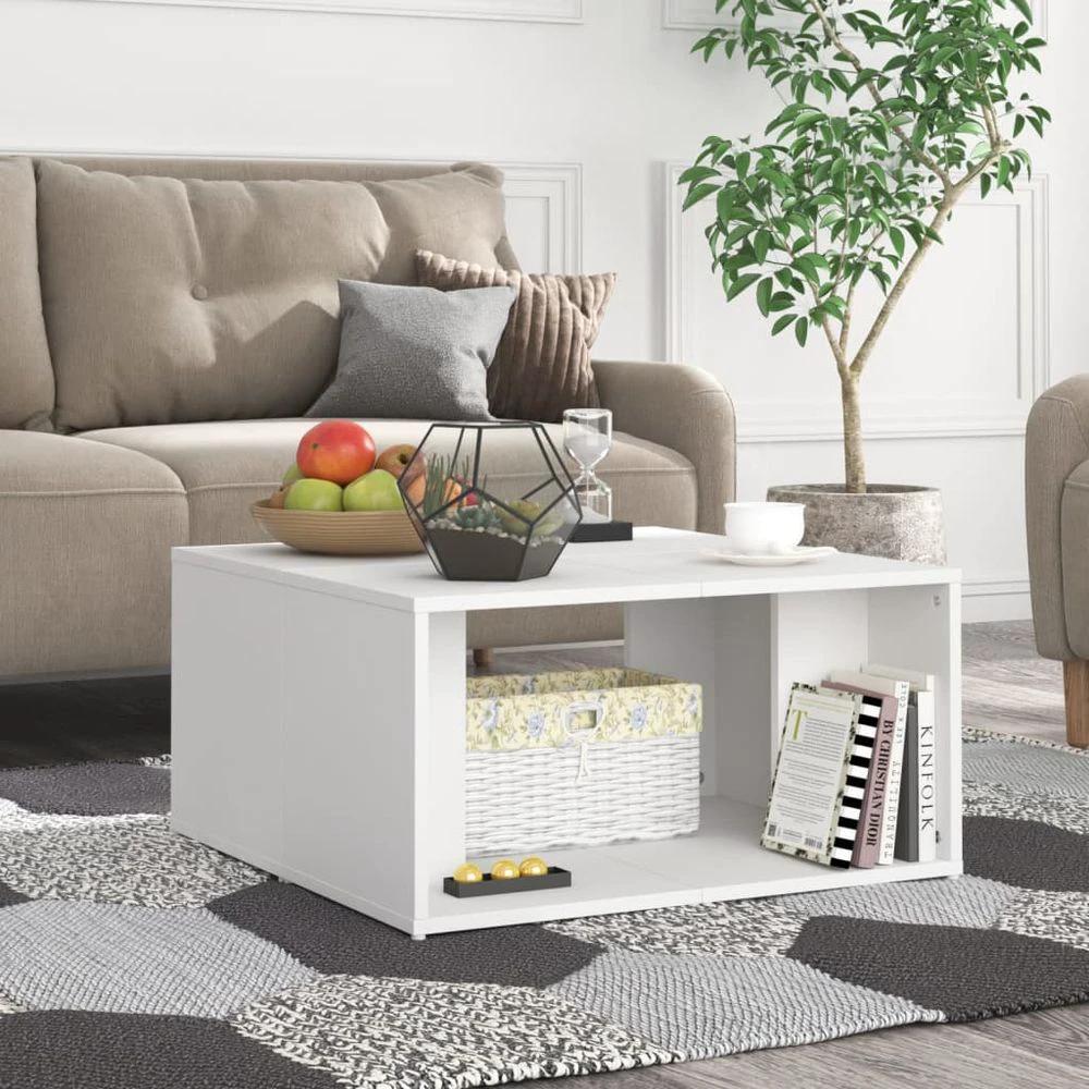 vidaXL Coffee Tables 4 pcs White 33x33x33 cm vidaXL Engineered Wood - Coffee Tables Coffee Table