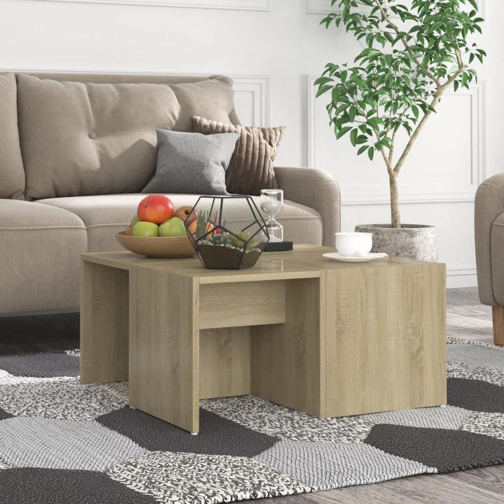 vidaXL Coffee Tables 4 pcs White 33x33x33 cm vidaXL Engineered Wood - Coffee Tables Coffee Table