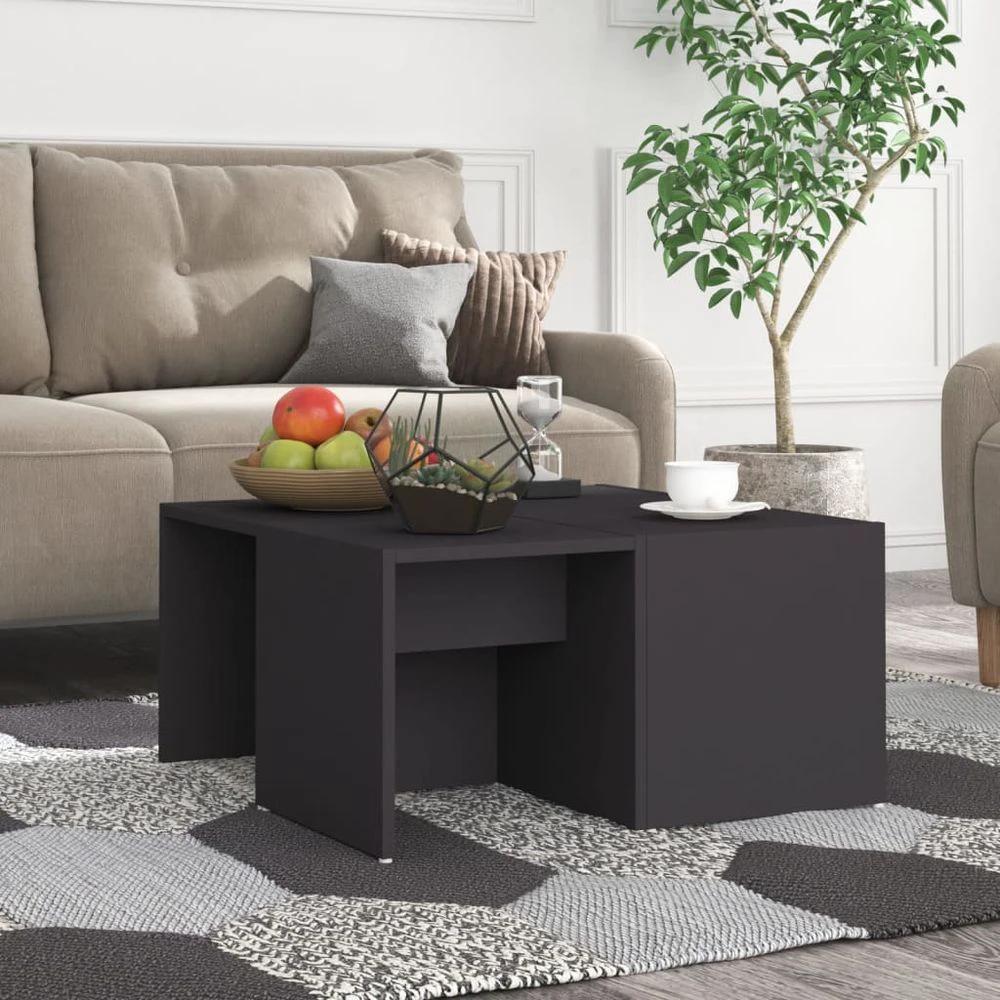vidaXL Coffee Tables 4 pcs White 33x33x33 cm vidaXL Engineered Wood - Coffee Tables Coffee Table
