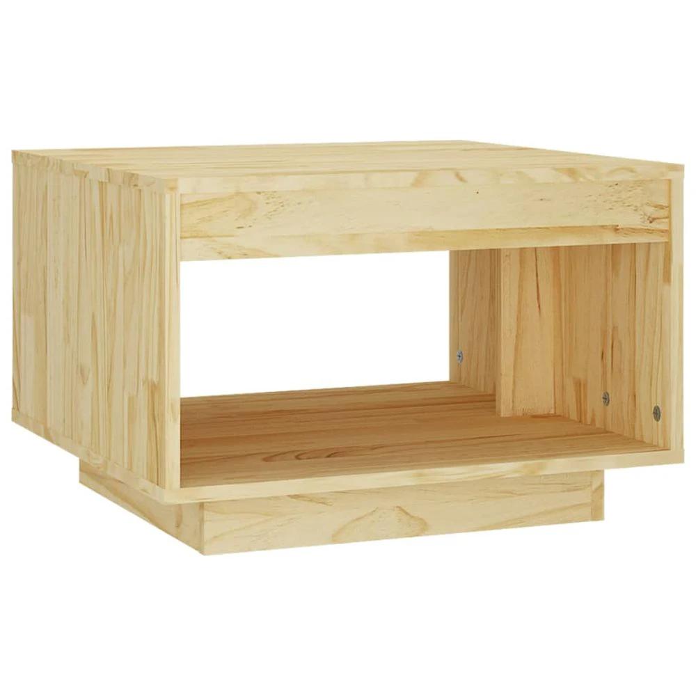 Coffee Table 50x50x33.5 cm vidaXL Solid Pinewood by vidaXL