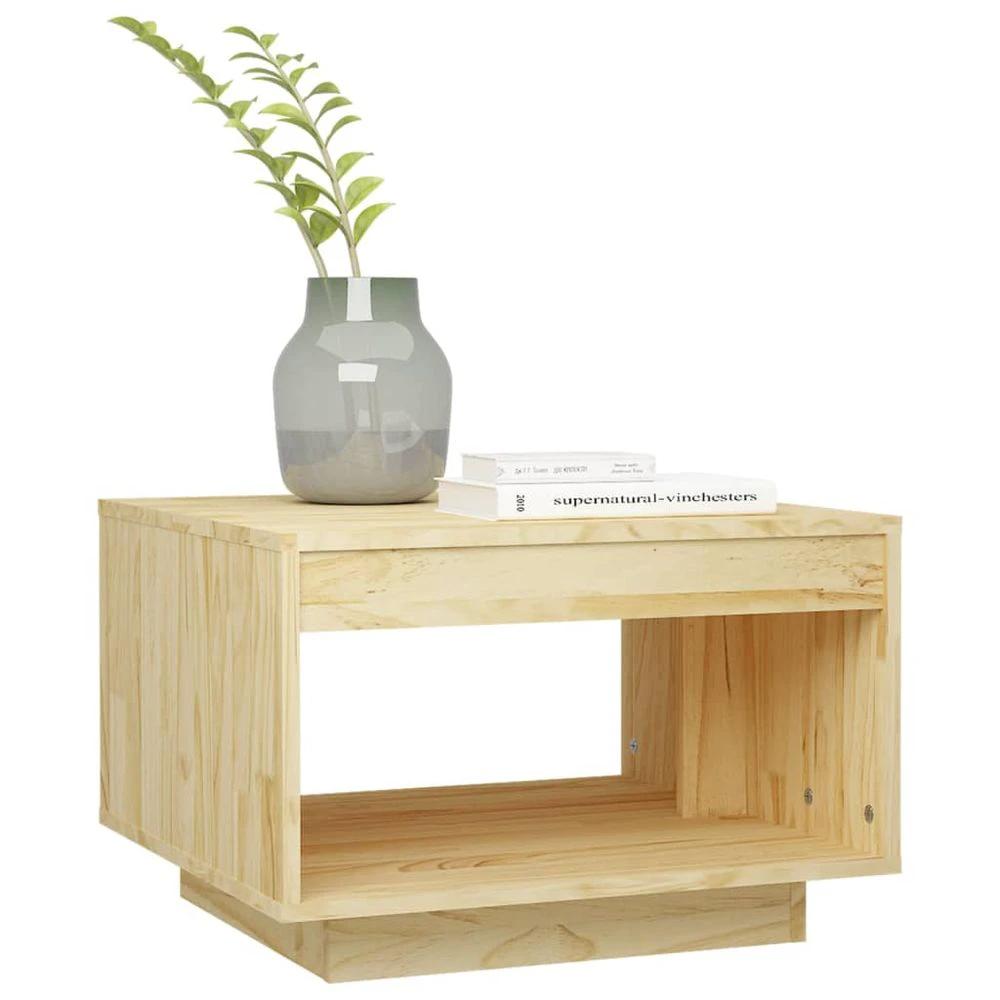 Coffee Table 50x50x33.5 cm vidaXL Solid Pinewood by vidaXL