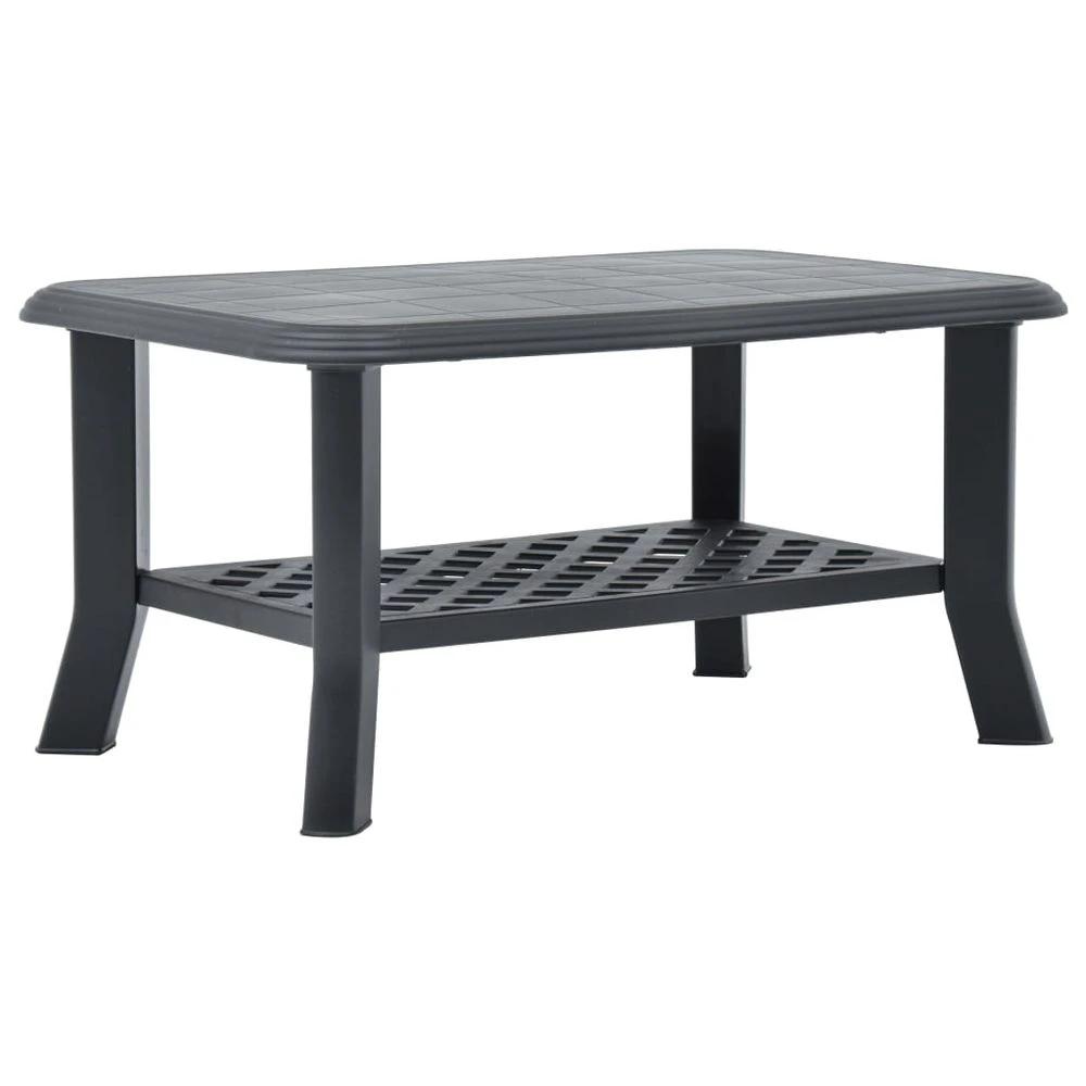 vidaXL Coffee Table vidaXL White 90x60x46 cm Plastic - Coffee Tables Coffee Table