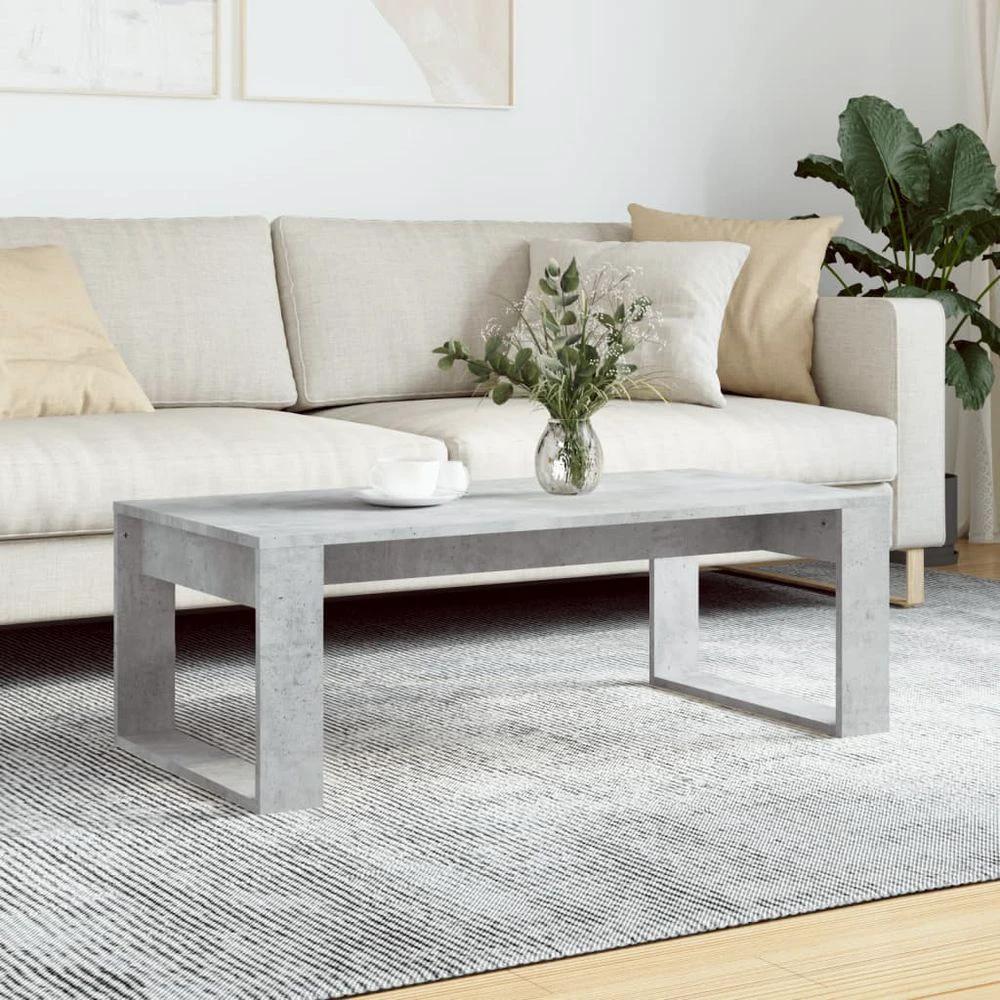 Coffee Table White 102x50x35 cm vidaXL Engineered Wood by vidaXL