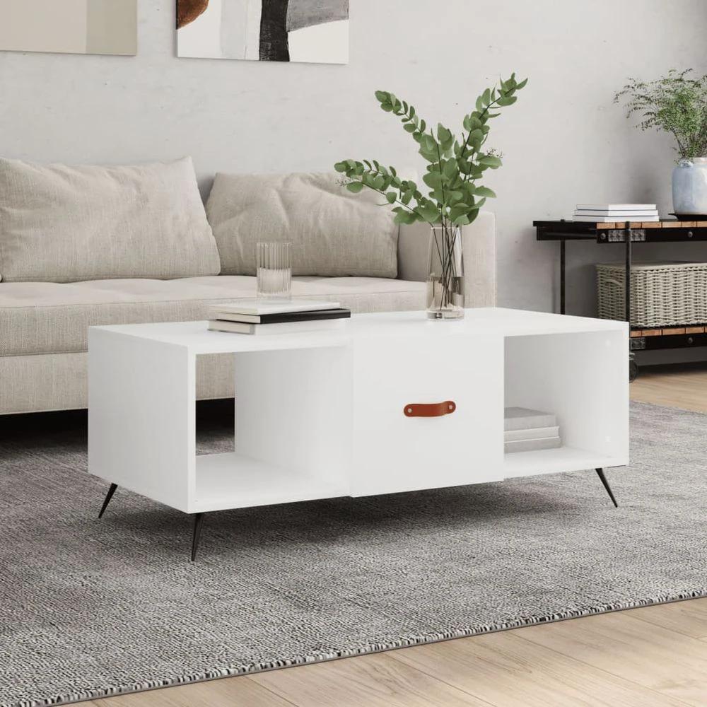vidaXL Coffee Table White 102x50x40 cm vidaXL Engineered Wood - Coffee Tables Coffee Table