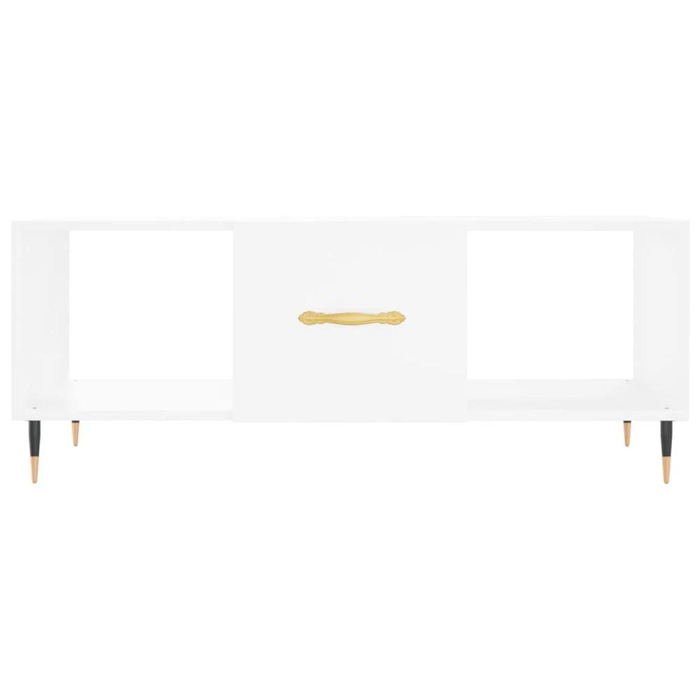 Coffee Table White 102x50x40 cm vidaXL Engineered Wood by vidaXL