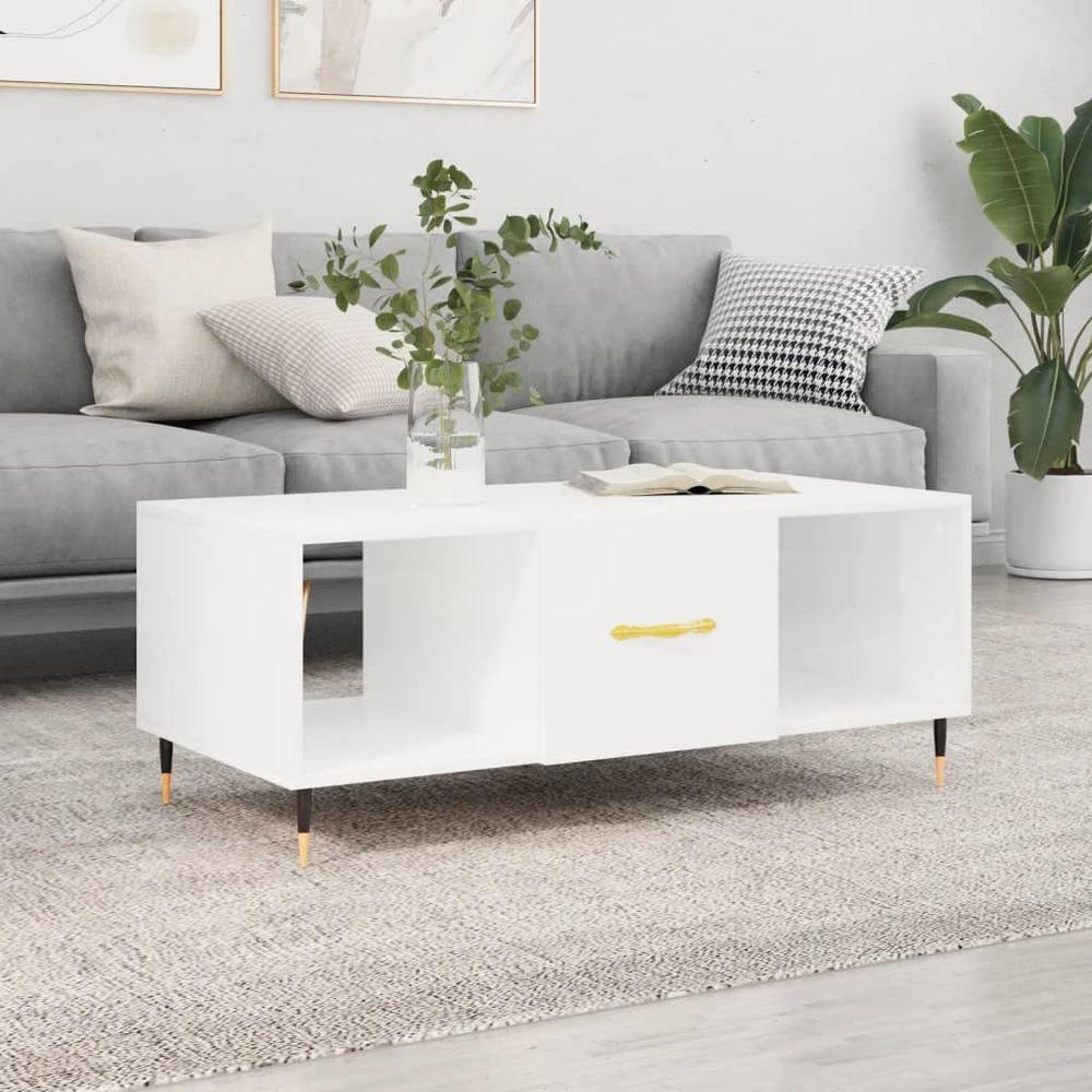 vidaXL Coffee Table White 102x50x40 cm vidaXL Engineered Wood - Coffee Tables Coffee Table
