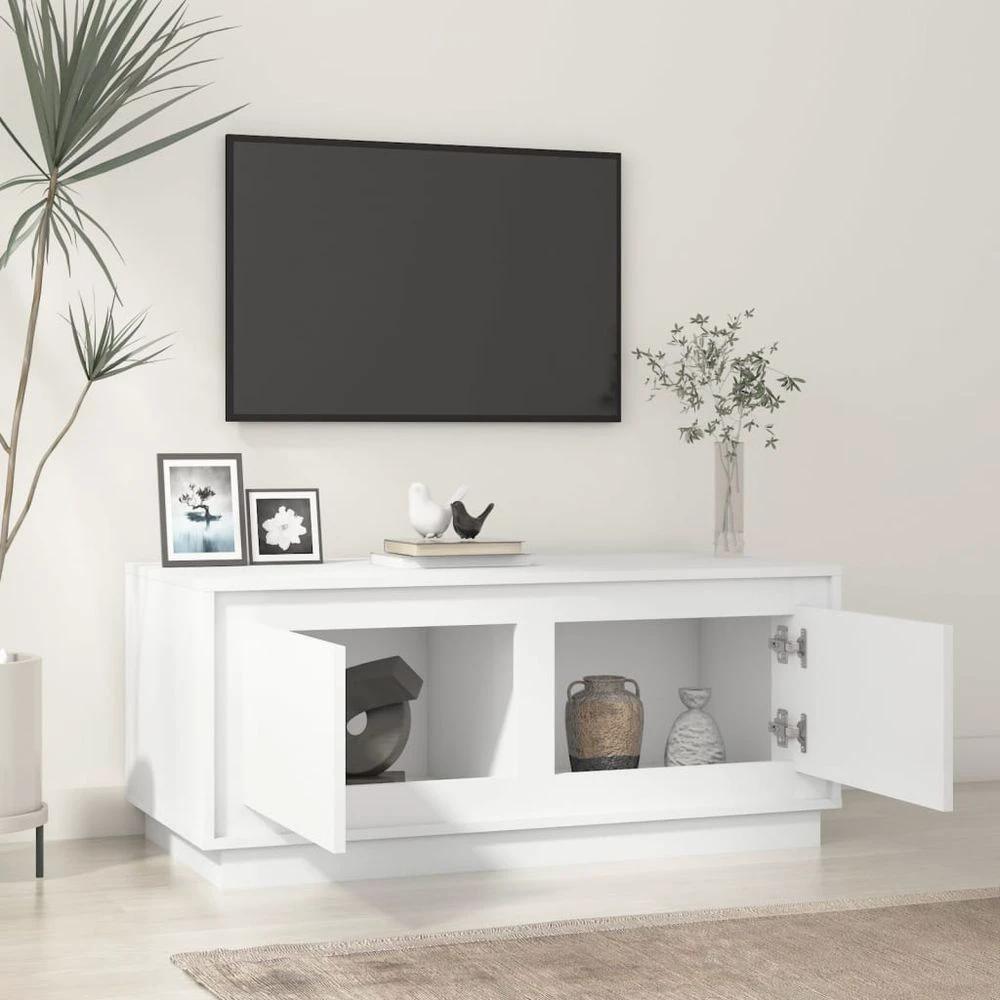 vidaXL Coffee Table White 102x50x44 cm vidaXL Engineered Wood - Coffee Tables Coffee Table