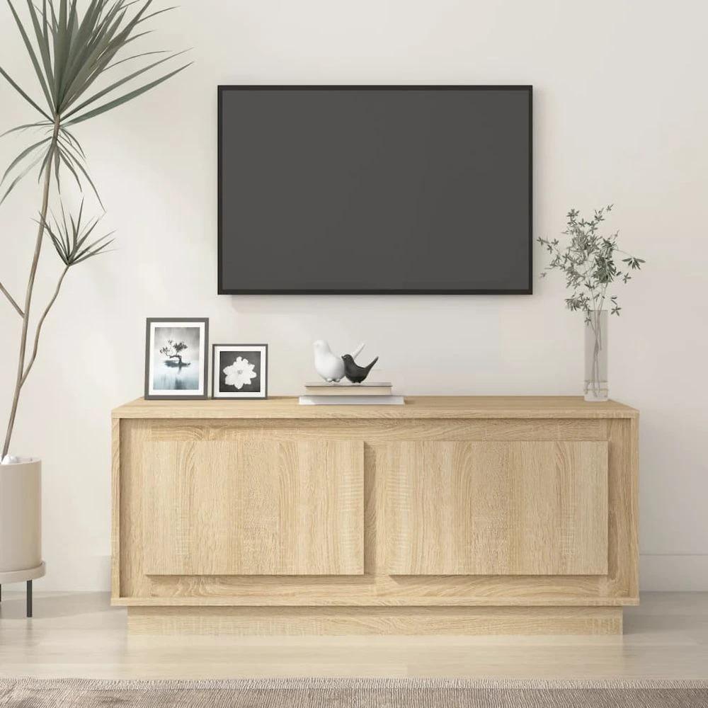 Coffee Table White 102x50x44 cm vidaXL Engineered Wood by vidaXL