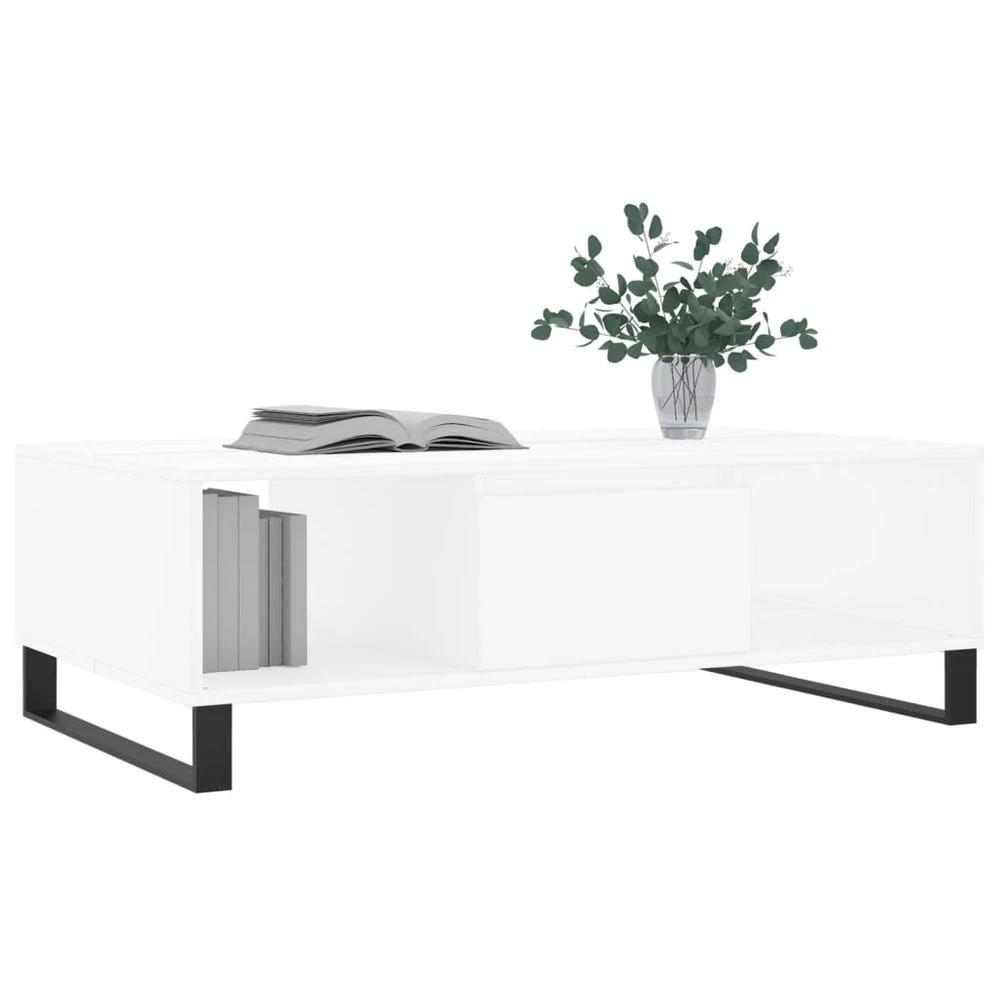 vidaXL Coffee Table White 104x60x35 cm vidaXL Engineered Wood - Coffee Tables Coffee Table