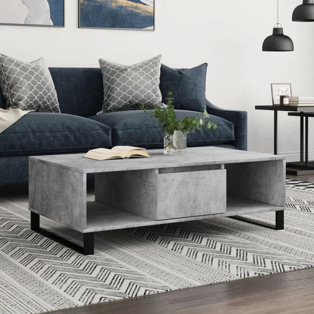 vidaXL Coffee Table White 104x60x35 cm vidaXL Engineered Wood - Coffee Tables Coffee Table