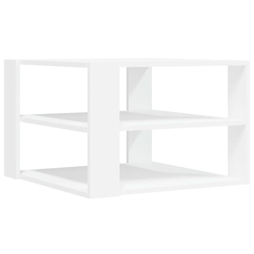 Coffee Table White 59.5x59.5x40 cm vidaXL Engineered Wood by vidaXL